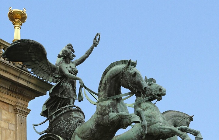 Triga - socha B. Schnirch