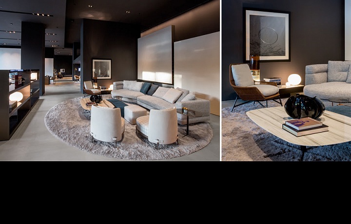 Minotti v showroomu Stopka