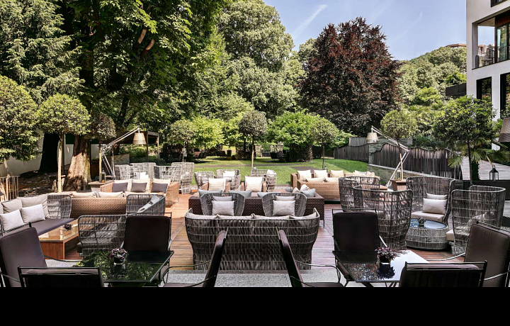 Hotel Bulgari Milan - unique gardens