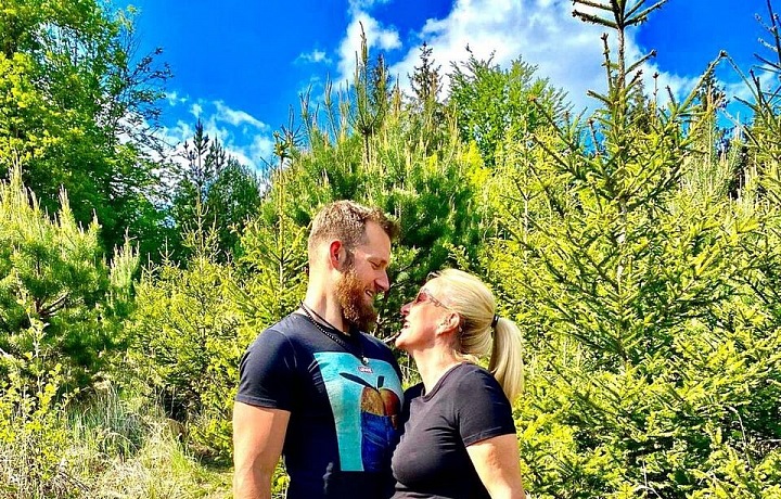 S manželem Josefem.