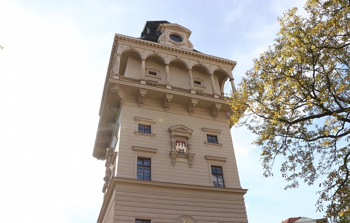 Zrekonstruovaná vodárenská věž