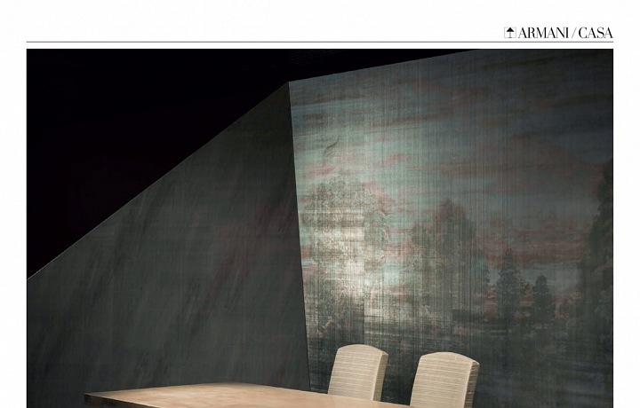 Armani Casa představuje luxusní trendy styl.