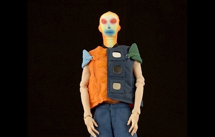 Pánský model z kolekce Walter Van Beirendonck SS 2021