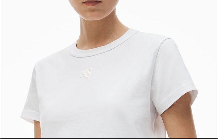 Bílý basic top od Alexander Wang 