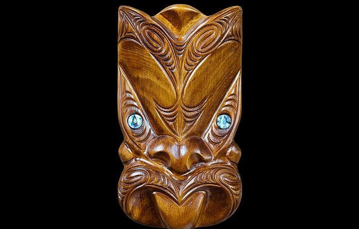 Maorská socha Wheku