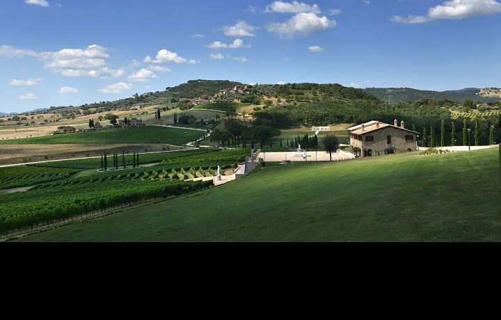 Solomeo se pyšní krásnou přírodou