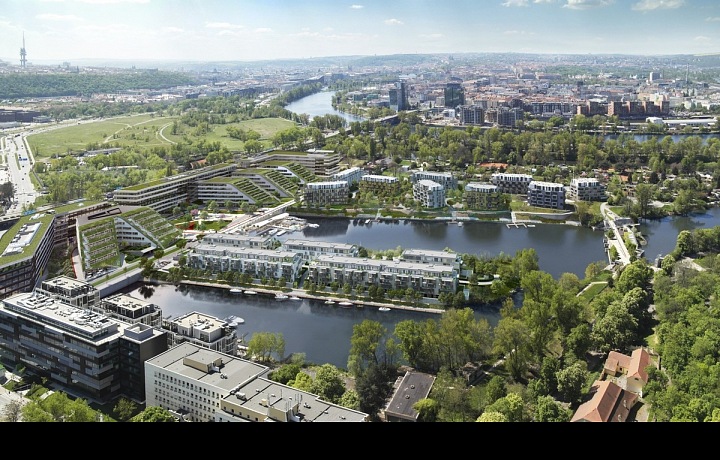 Oblast z ptačí perspektivy