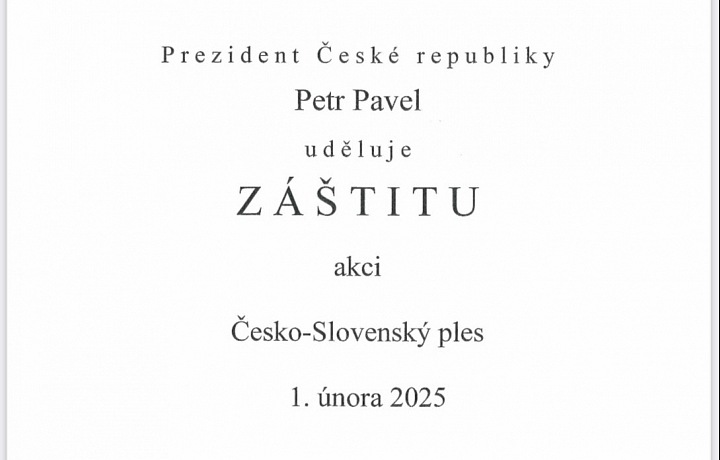 Záštita českého prezidenta Petra Pavla