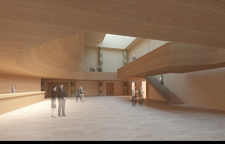 Zázemí pro umělce. 