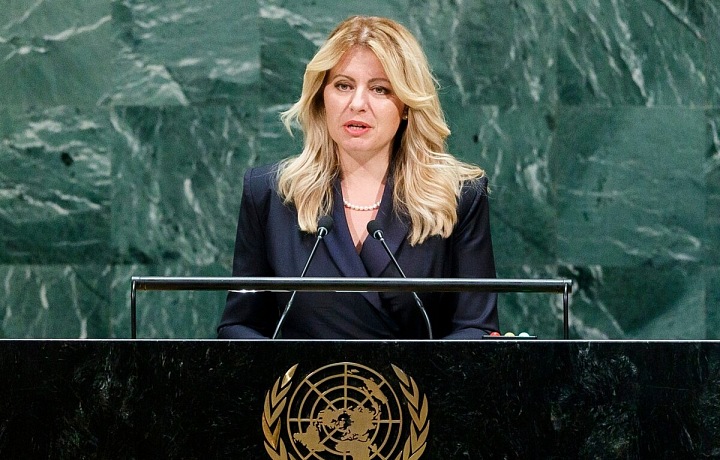 Slovenská prezidentka Zuzana Čaputová 