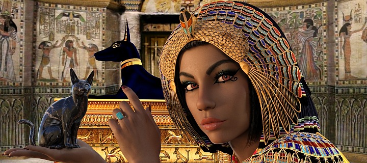 Egyptská kultura je dodnes inspirací pro celý svět. 
