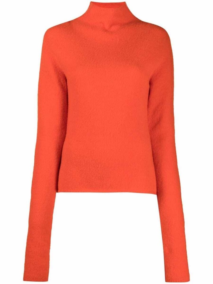 Oranžový rolák Nanushka funnel-neck Oranžový rolák Nanushka funnel-neck