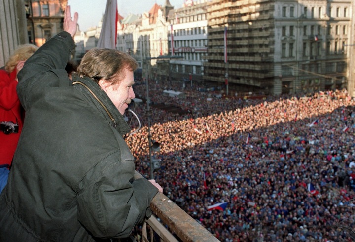 Václav Havel 17. listopadu 1989 