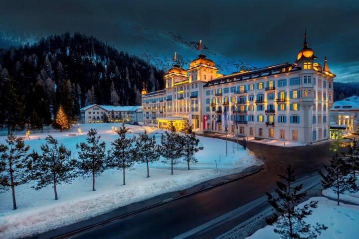 Grand Hotel des Bains Kempinski ve Svatém Mořici Grand Hotel des Bains Kempinski ve Svatém Mořici