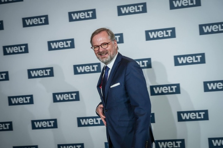 Petr Fiala na konferenci Welt Economic Summit 