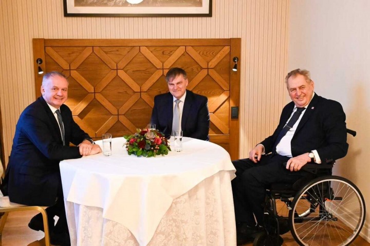 Andrej Kiska a Miloš Zeman