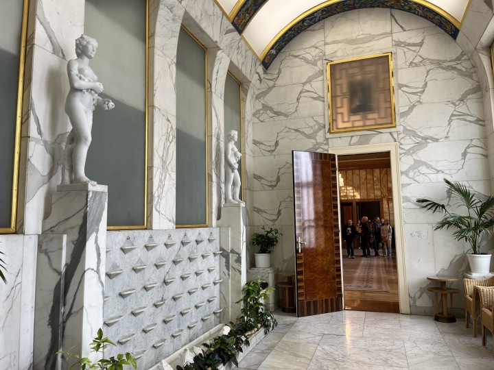 Relaxační salon v budově primátora