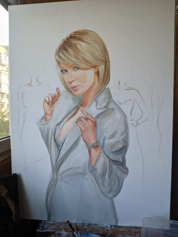 Proces malby pro Natali Ruden 