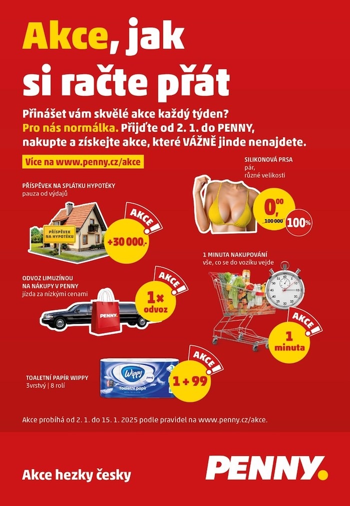 Leták na první pohled svým obsahem upoutá