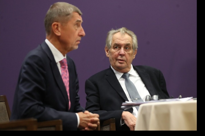 Andrej Babiš a Miloš Zeman Andrej Babiš a Miloš Zeman