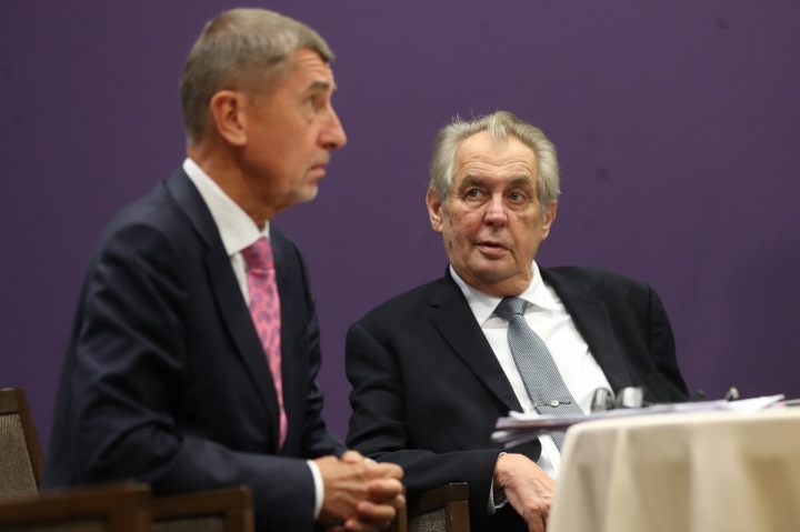 Andrej Babiš a Miloš Zeman Andrej Babiš a Miloš Zeman