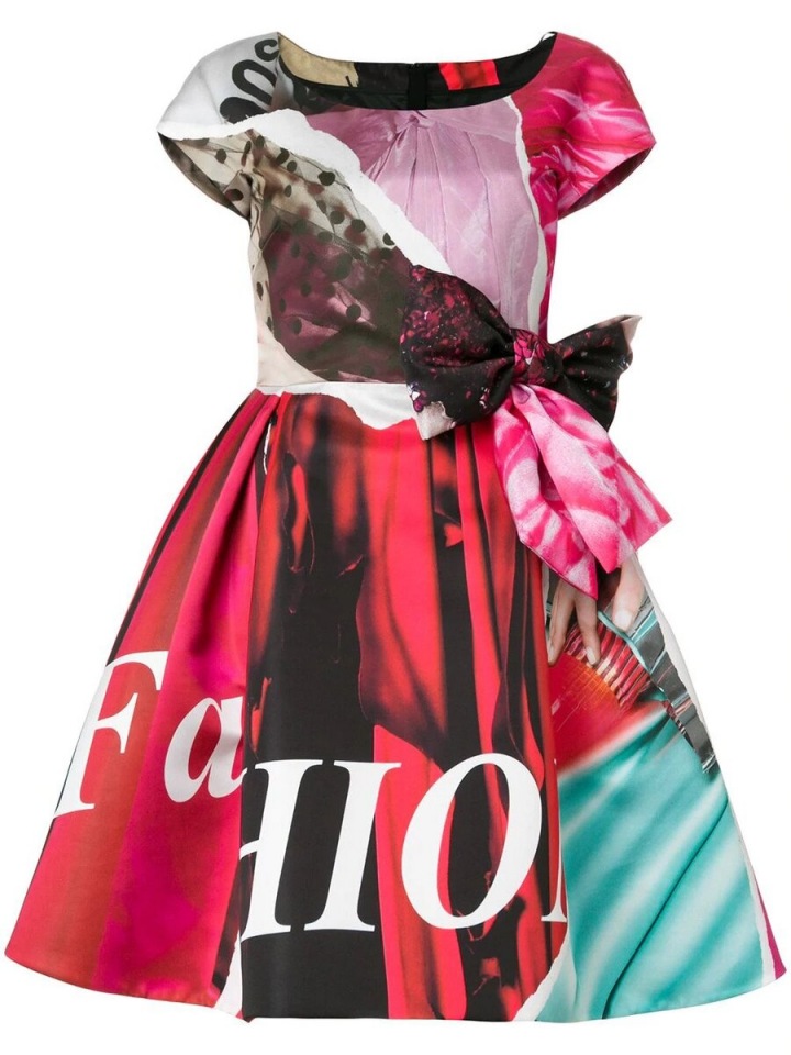 Barevné šaty Moschino Barevné šaty Moschino
