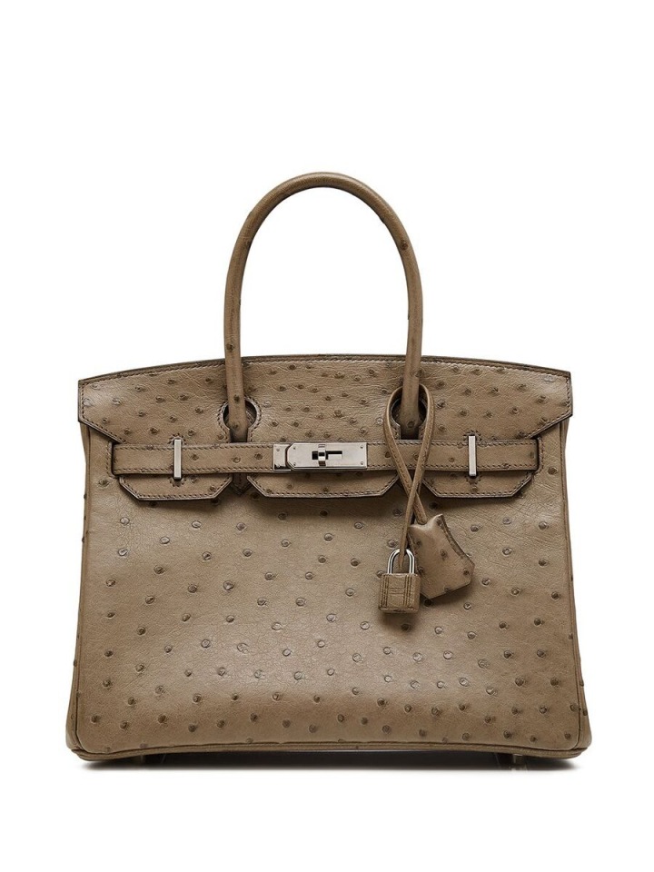 Birkin světle hnědá se vzorem Birkin světle hnědá se vzorem