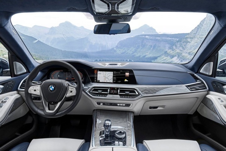 BMW X7 interiér BMW X7 interiér