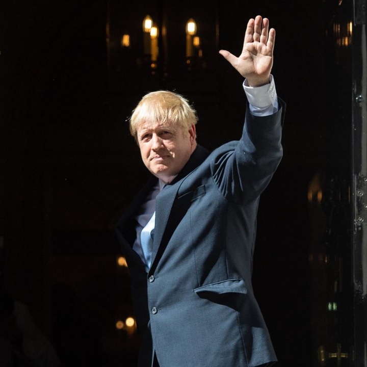 Britský premiér Boris Johnson Britský premiér Boris Johnson