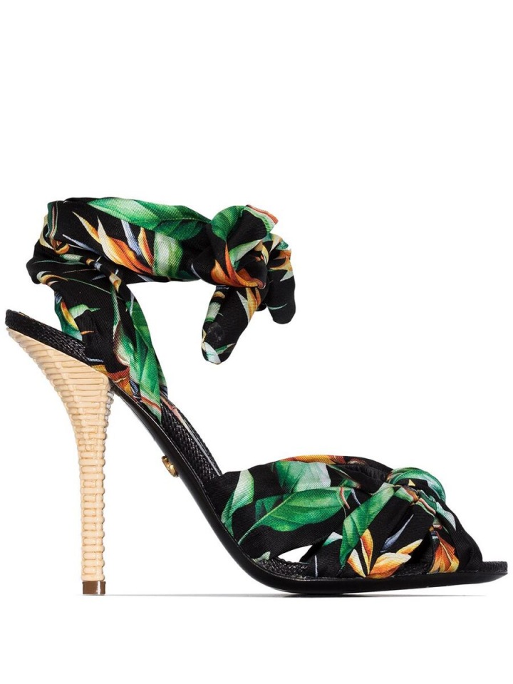 Boty Dolce a Gabbana s tropickým vzorem Boty Dolce a Gabbana s tropickým vzorem