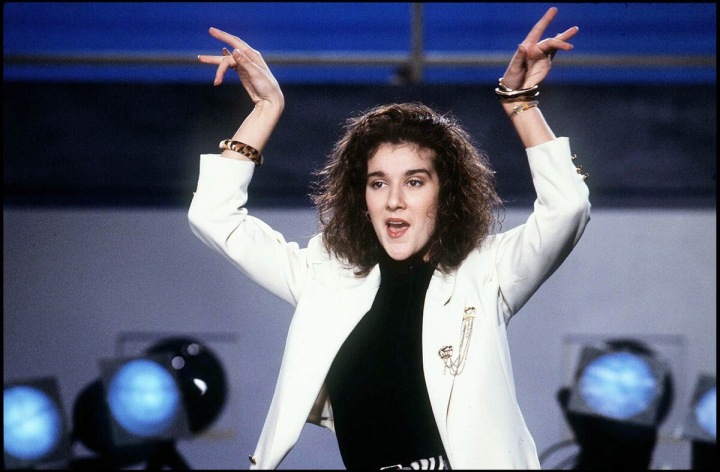 Celine Dion v roce 1987. Celine Dion v roce 1987.