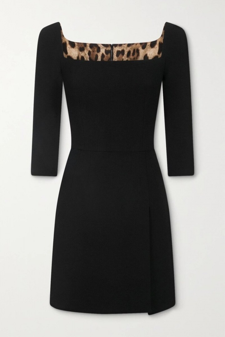 Černé mini šaty Dolce a Gabbana Černé mini šaty Dolce a Gabbana
