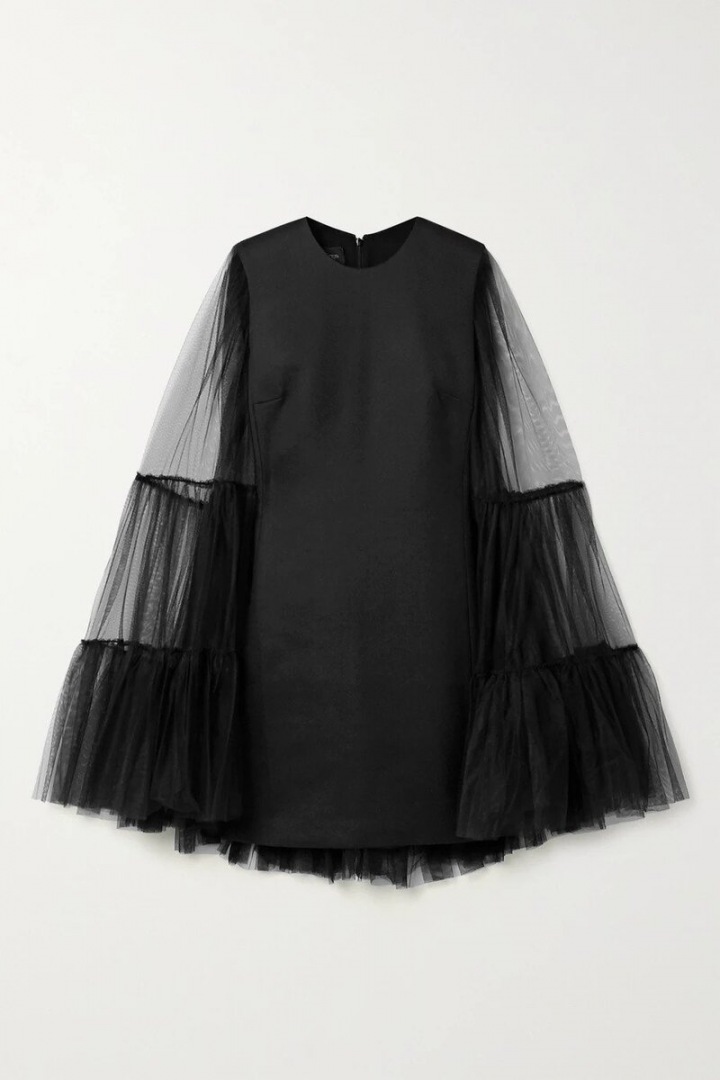 Černé mini šaty Giambattista Valli Černé mini šaty Giambattista Valli