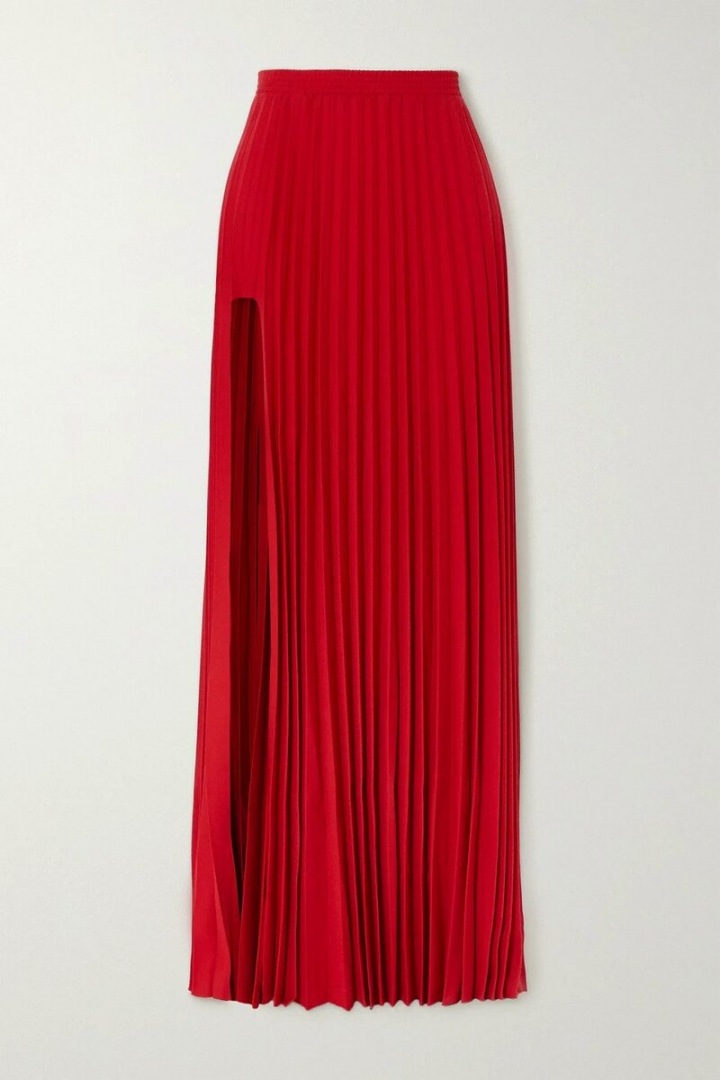 Červená plisovaná sukně Vetements Červená plisovaná sukně Vetements