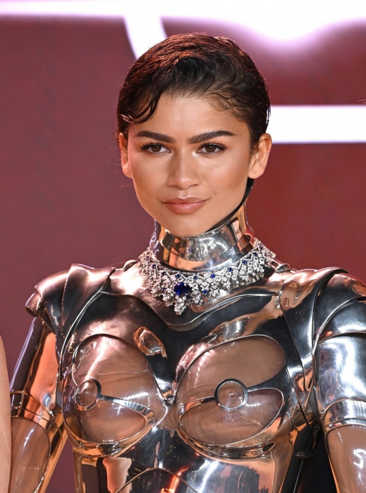 Zendaya jako Chani na premiéře Duny
