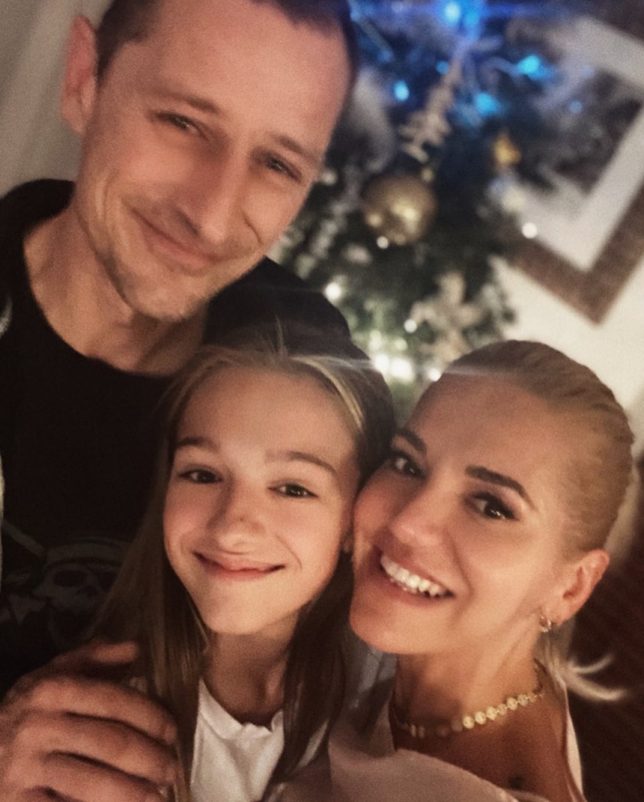 Dara Rolins s dcerou Laurou a Matějem Homolou