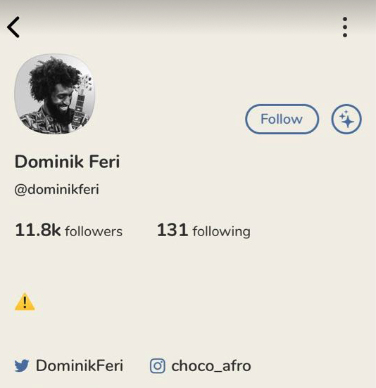 Dominik Feri na sociální síti Clubhouse