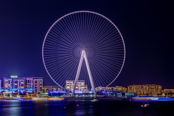 Dubai Eye na Bluewaters Island. Dubai Eye na Bluewaters Island.