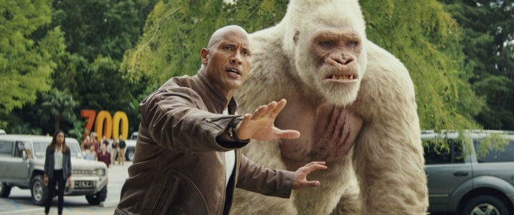 Dwayne Johnson ve filmu Rampage Dwayne Johnson ve filmu Rampage
