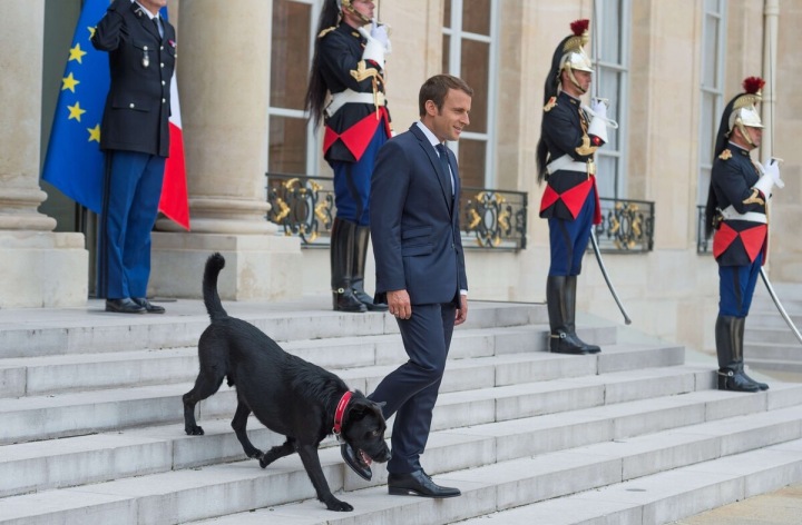 Emmanuel Macron a Nemo Emmanuel Macron a Nemo