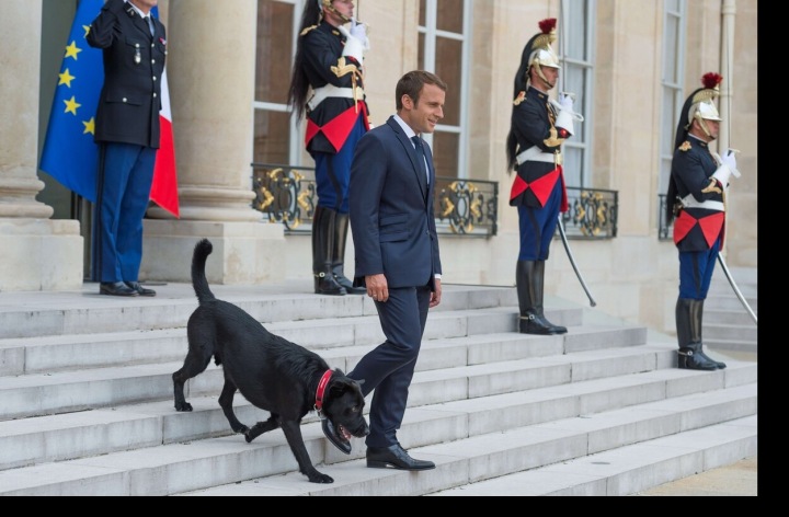 Francouzský prezident Emmanuel Macron Francouzský prezident Emmanuel Macron