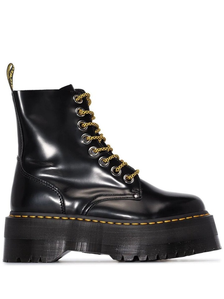 Černé boty nad kotníky Dr. Martens