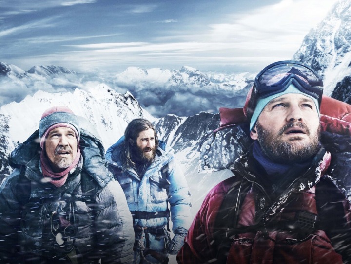 Scéna z filmu Mount Evererst. Scéna z filmu Mount Evererst.