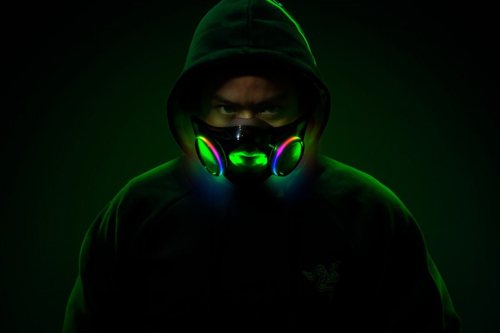 Futuristická obličejová maska od společnosti Razer Futuristická obličejová maska od společnosti Razer