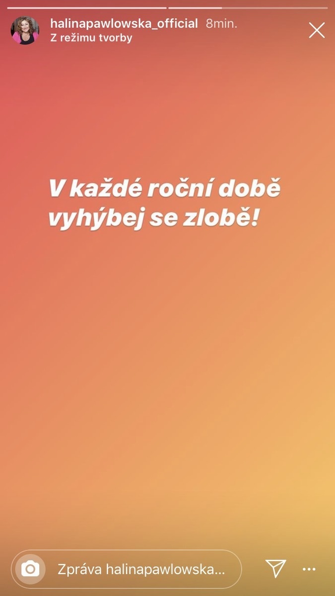 Halina Pawlowská nepropadá beznaději.