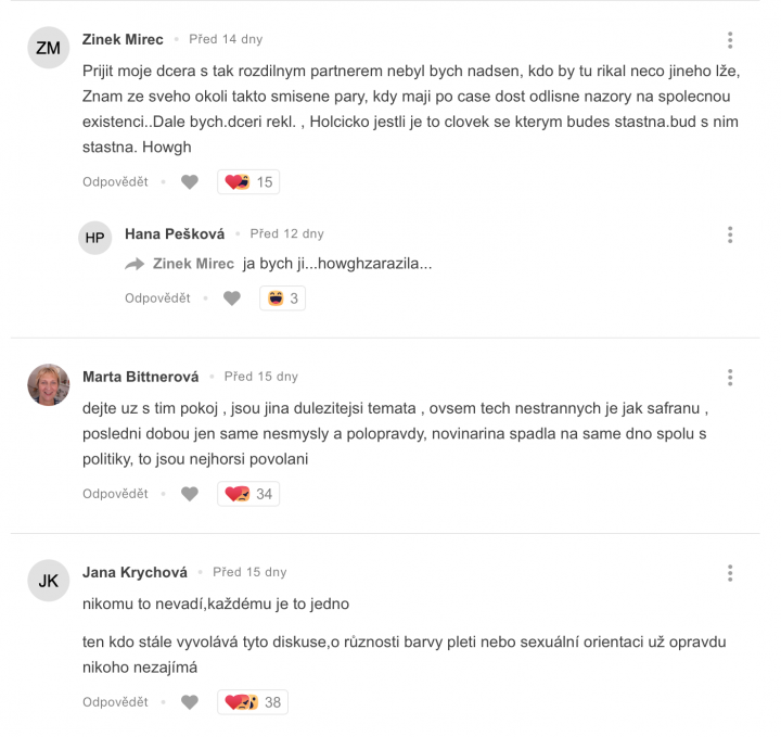 Příspěvky čtenářů k tématu xenofobie. Příspěvky čtenářů k tématu xenofobie.