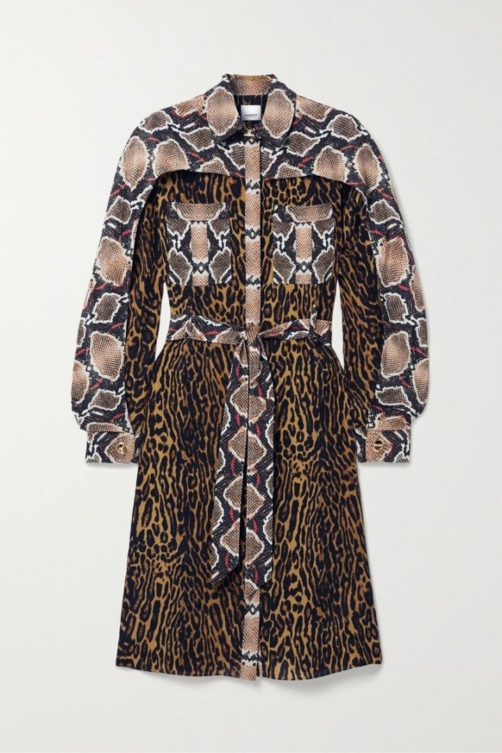 Hnědé šaty Burberry Hnědé šaty Burberry