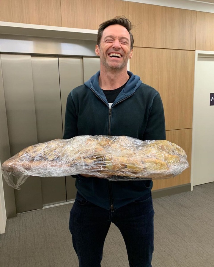Hugh Jackman se usmívá Hugh Jackman se usmívá