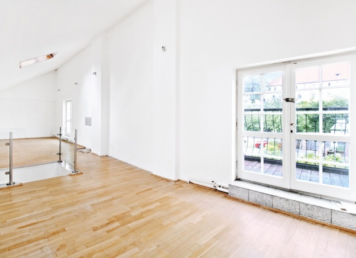 Prosvětlený byt na Hradčanech