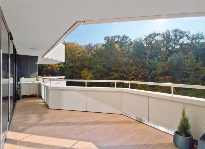 Terasy s výhledem do přírody